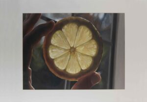 Melin - Looking Through Lemons - Acrylic paint