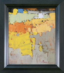 Sharshekeev - Yellow Fragments - Oil paint