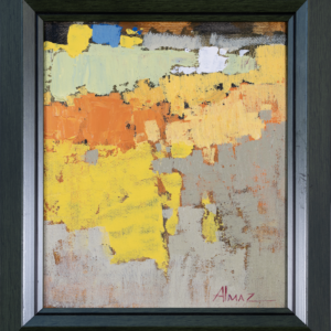 Sharshekeev - Yellow Fragments - Oil paint