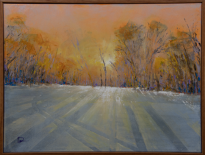 Bain - First Snow - Acrylic paint