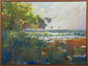 Bain - Surf - Acrylic paint