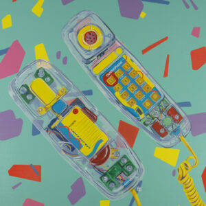 French - Saved By The Clear Phone - Mixed media